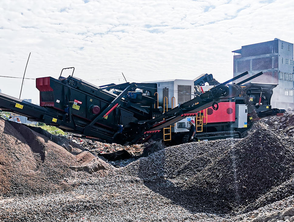 30-50T/H Limestone Mobile Crushing Plant in Mexico