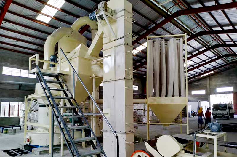 10t/h Gypsum Powder Grinding Mill In Thailand