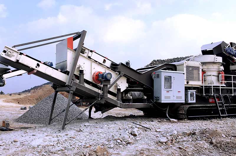 30-50T/H Limestone Mobile Crushing Plant in Mexico