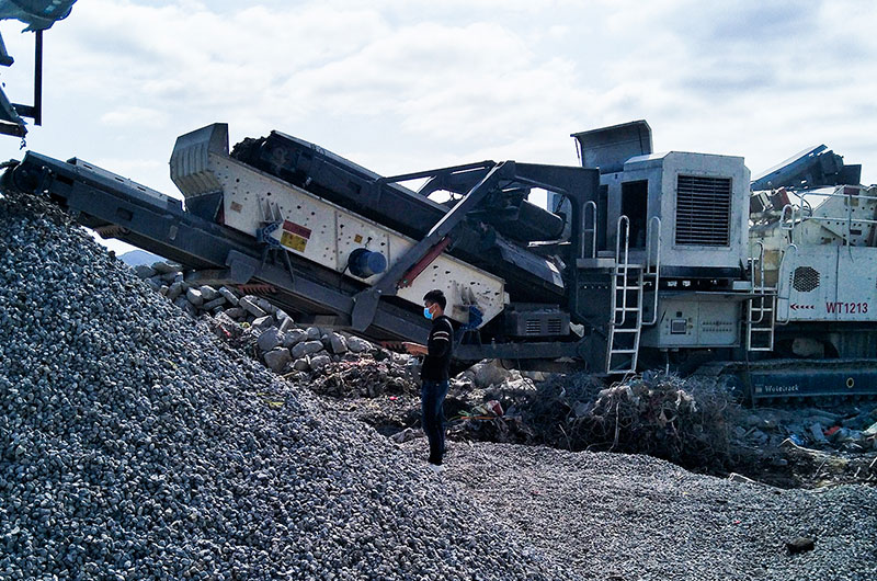 50-80T/H Basalt Mobile Crushing Line in Kenya