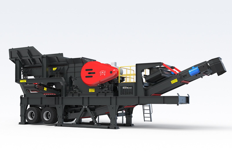 Tire Type Mobile Jaw Crusher Station