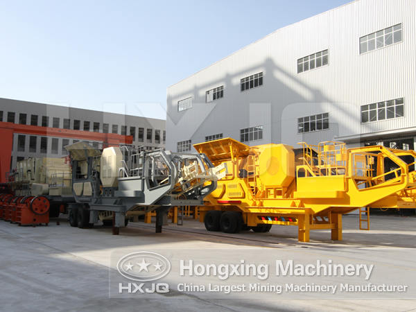 mobile crushing plant